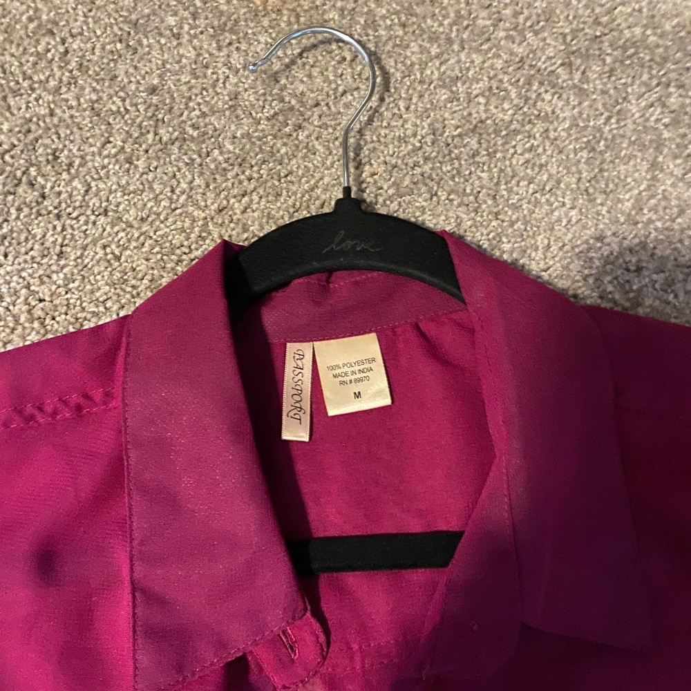 Passport Magenta Blouse - Picture 6 of 12